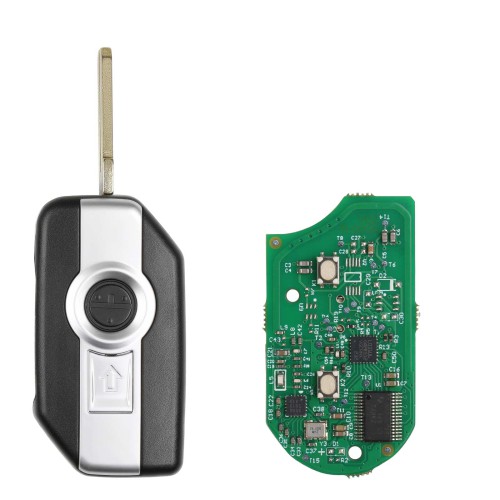 OEM BMW Motorcycle Smart Card Key 8A Chip 2 Buttons Without Logo