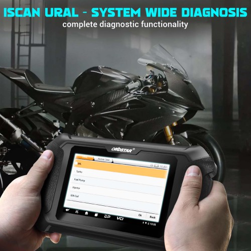 OBDSTAR ISCAN URAL Intelligent Motorcycle Diagnostic Tool Portable Tablet Scanner