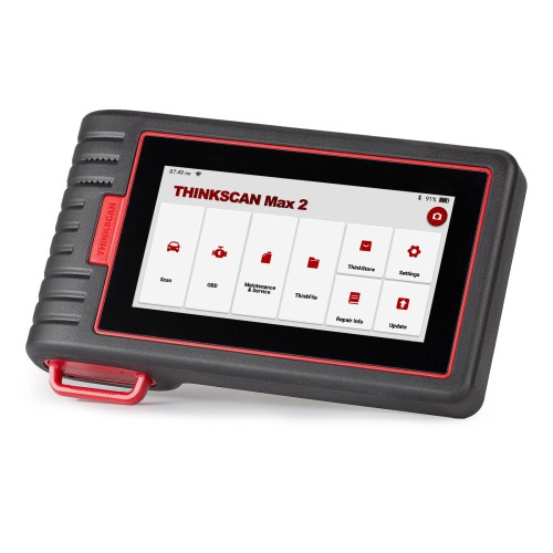 ThinkScan Max 2 OBD2 Scanner Car Diagnostic Tool Full System CANFD 28 Reset TPMS