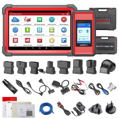 2024 New Launch X431 PRO 5 PRO5 Intelligent Diagnose with X431 X-Prog 3 Advanced Immobilizer & Key Programmer and X431 MCU3 Adapter