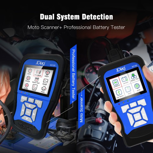 JDiag M100 Moto Scanner Universal Motorcycle Scan Tool Full Version