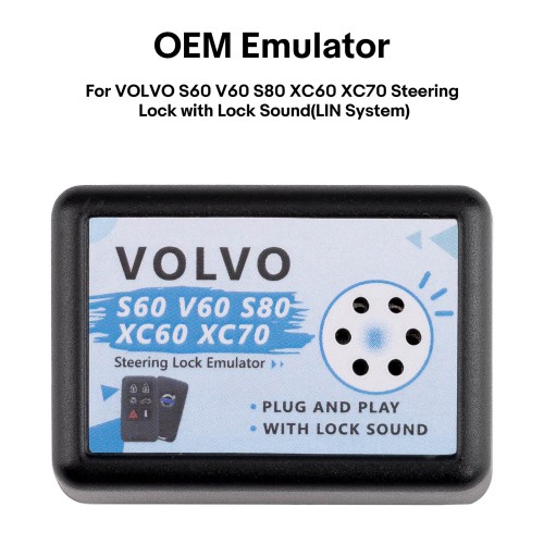 OEM Emulator for VOLVO S60 V60 S80 XC60 XC70 Steering Lock with Lock Sound(LIN System)