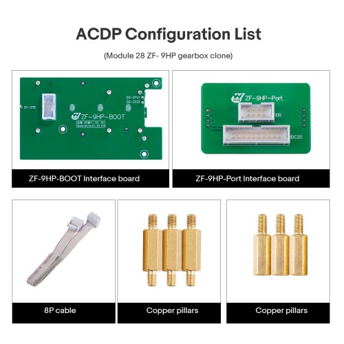 YANHUA ACDP Module 28: ZF-9HP Gearbox Computer Clone