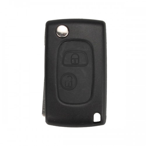 Modified Flip Remote Key Shell 2 Button VA2 for Citroen 5pcs/lot