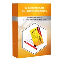 Launch Smartlink Remote Diagnosis Renewal Card 10 Connections [10 Times Activation Card for Smartlink C]