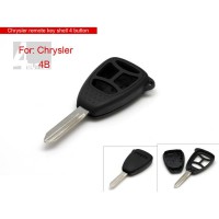 Remote Key Shell 3+1 Button for Chrysler 5pcs/lot