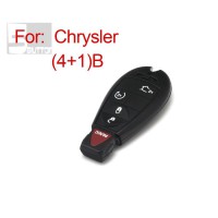 Smart Key Shell 4+1 Button for Chrysler 5pcs/lot